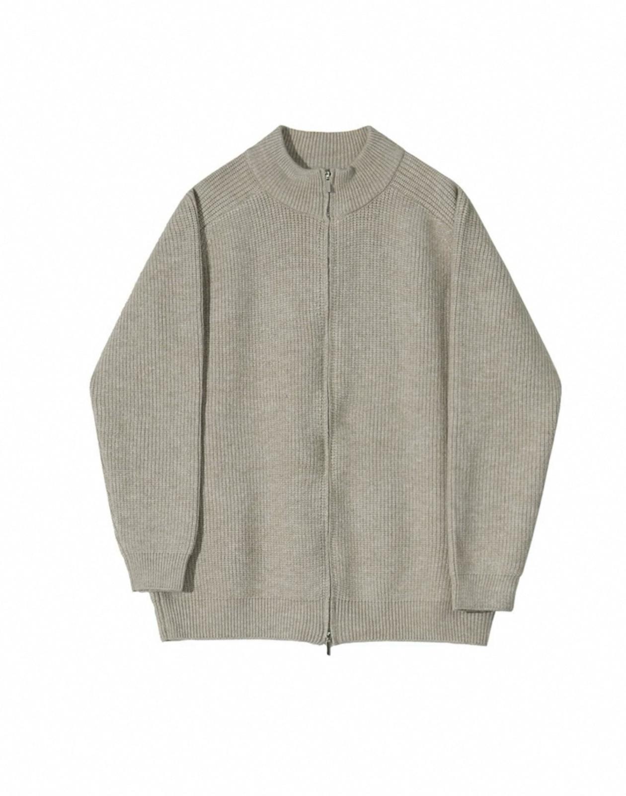 High Neck Jacket (Both Way Zippers)