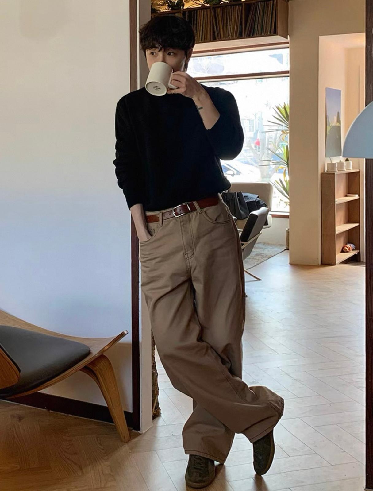 Brown Cargo Trousers