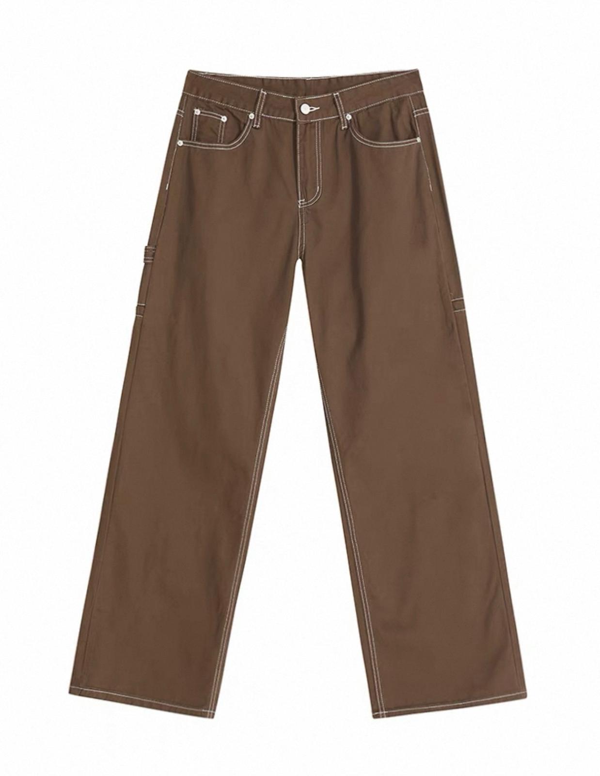 Brown Cargo Trousers
