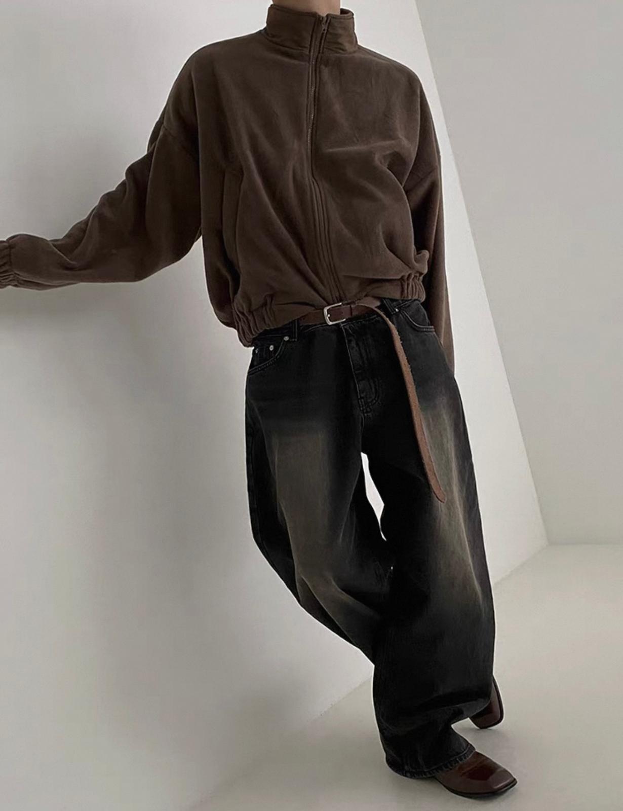 Brown Turtleneck jacket