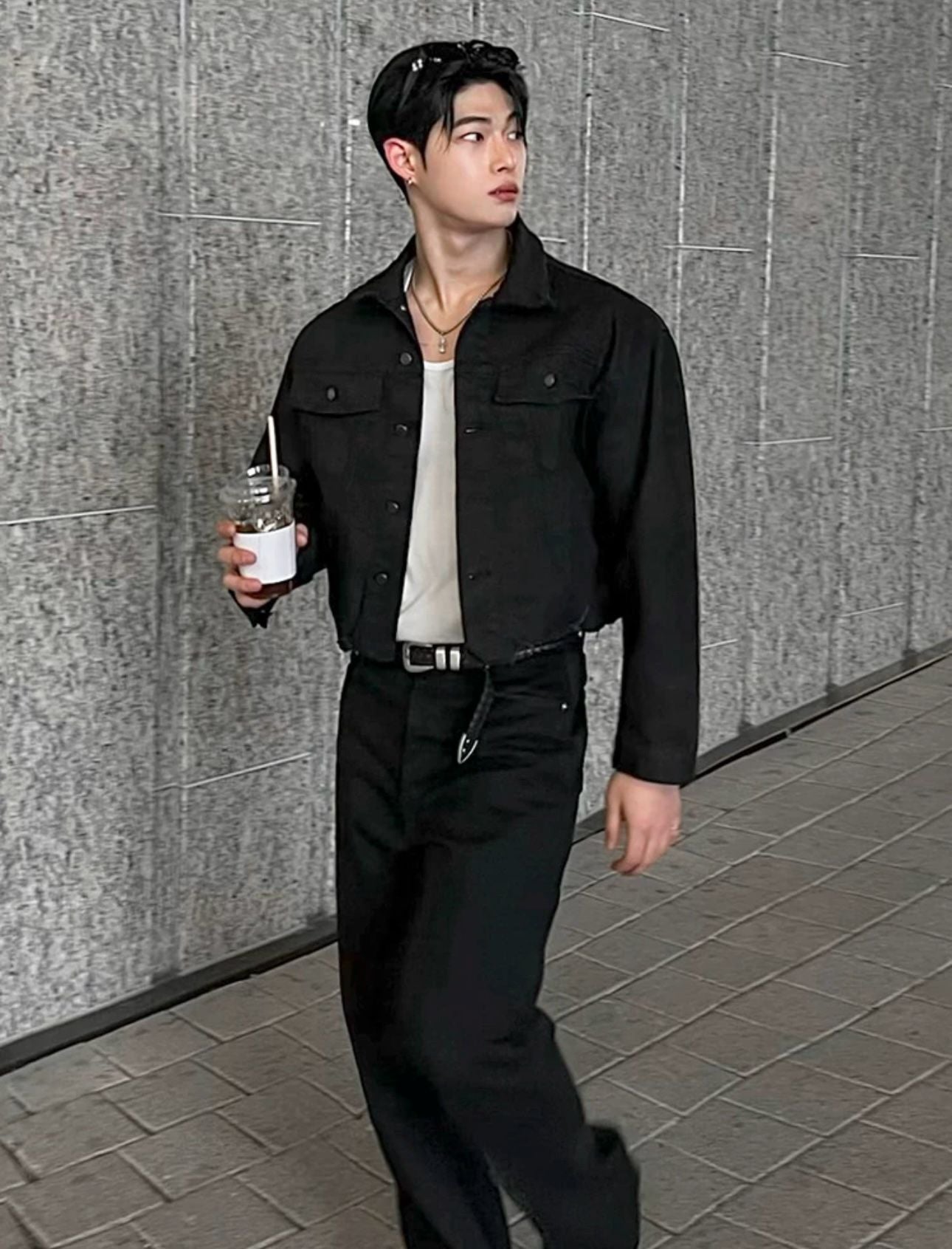 Black Collared Jacket