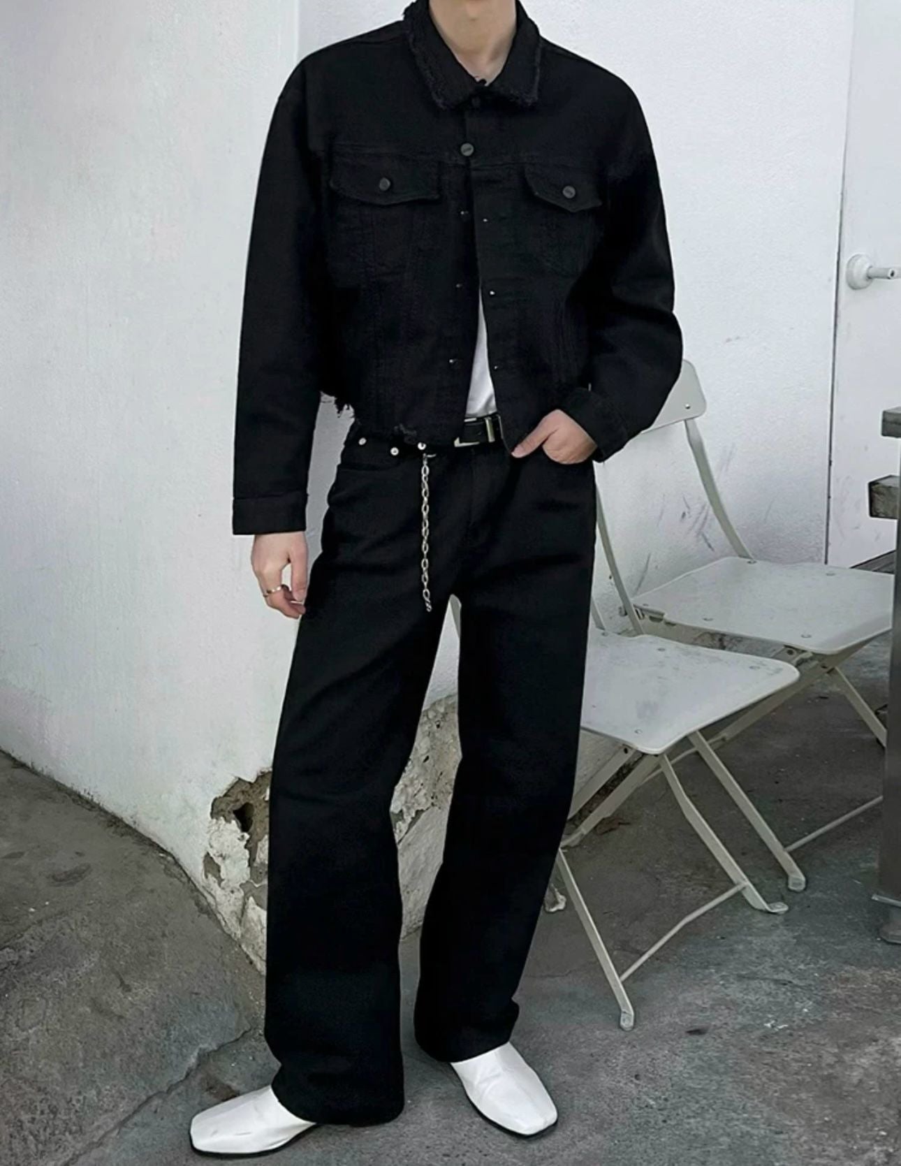 Black Collared Jacket