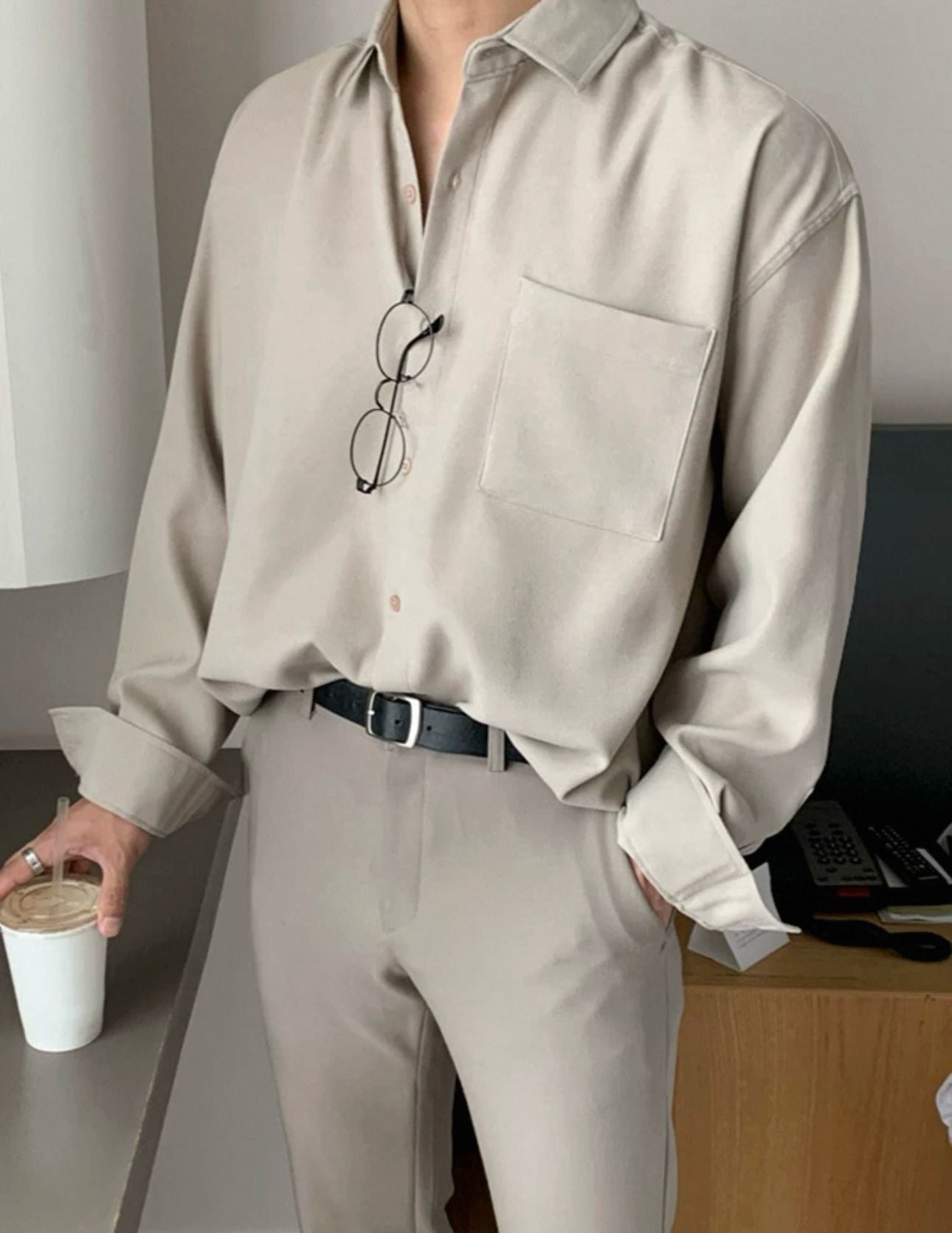 Long Sleeves Button Up