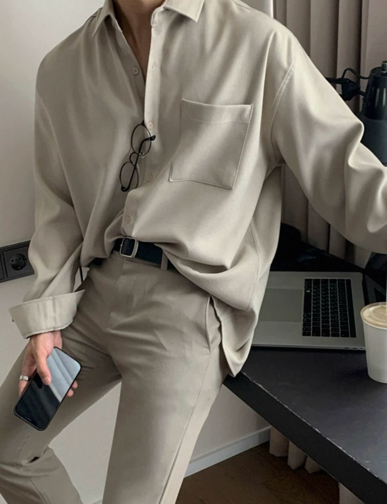 Long Sleeves Button Up
