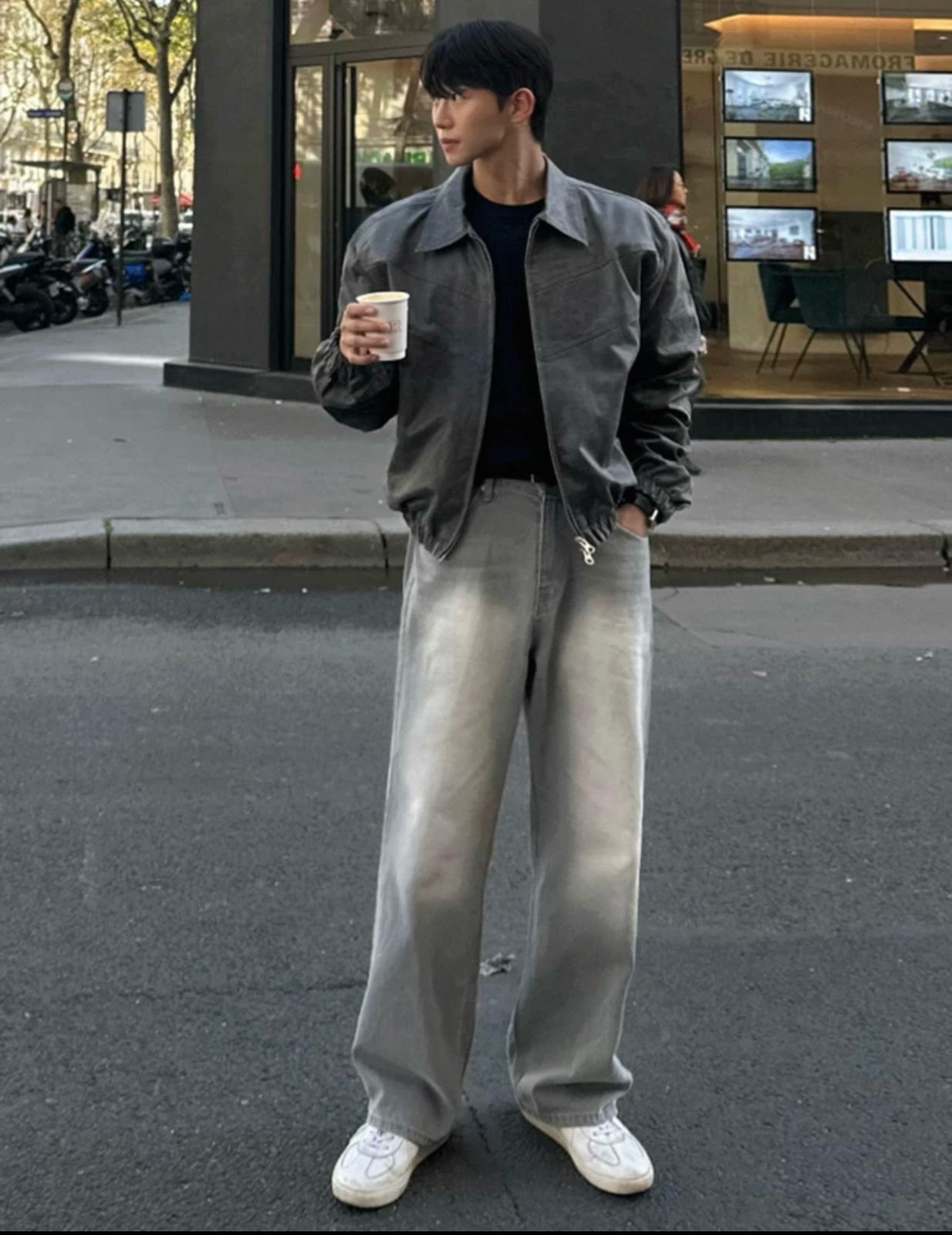Grey Vintage Jeans