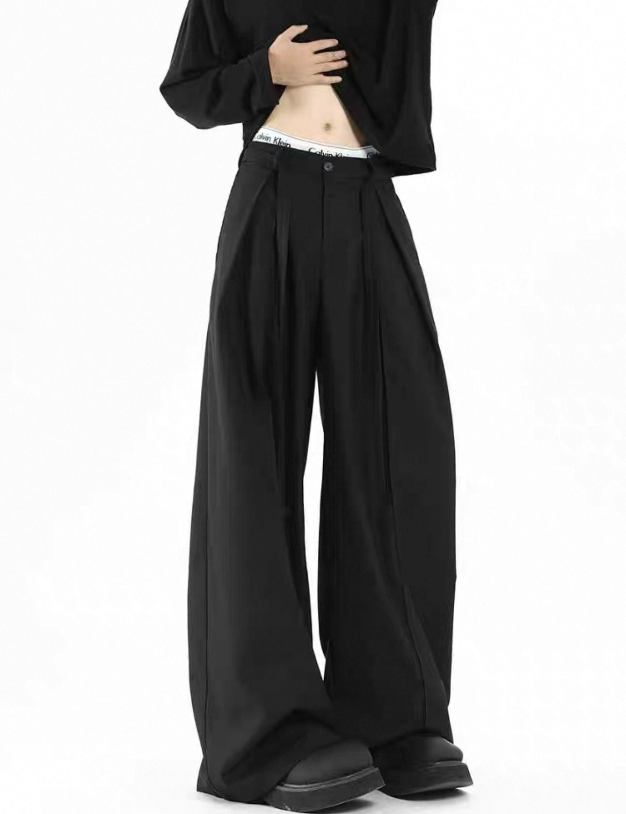 Long Baggy Formal Pants