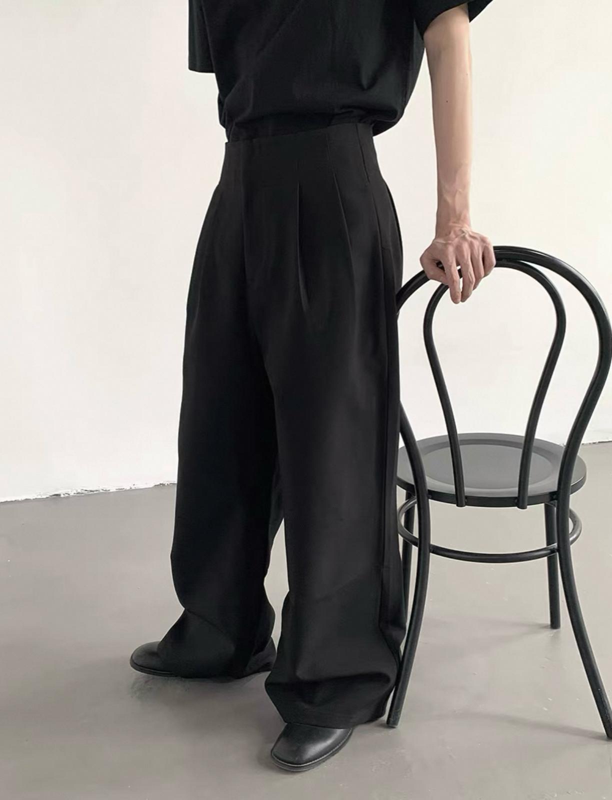 Clip On Baggy Formal Pants