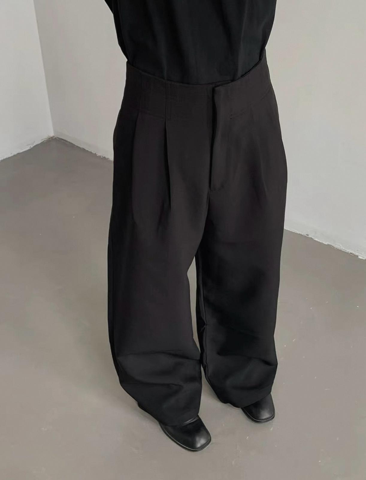 Clip On Baggy Formal Pants