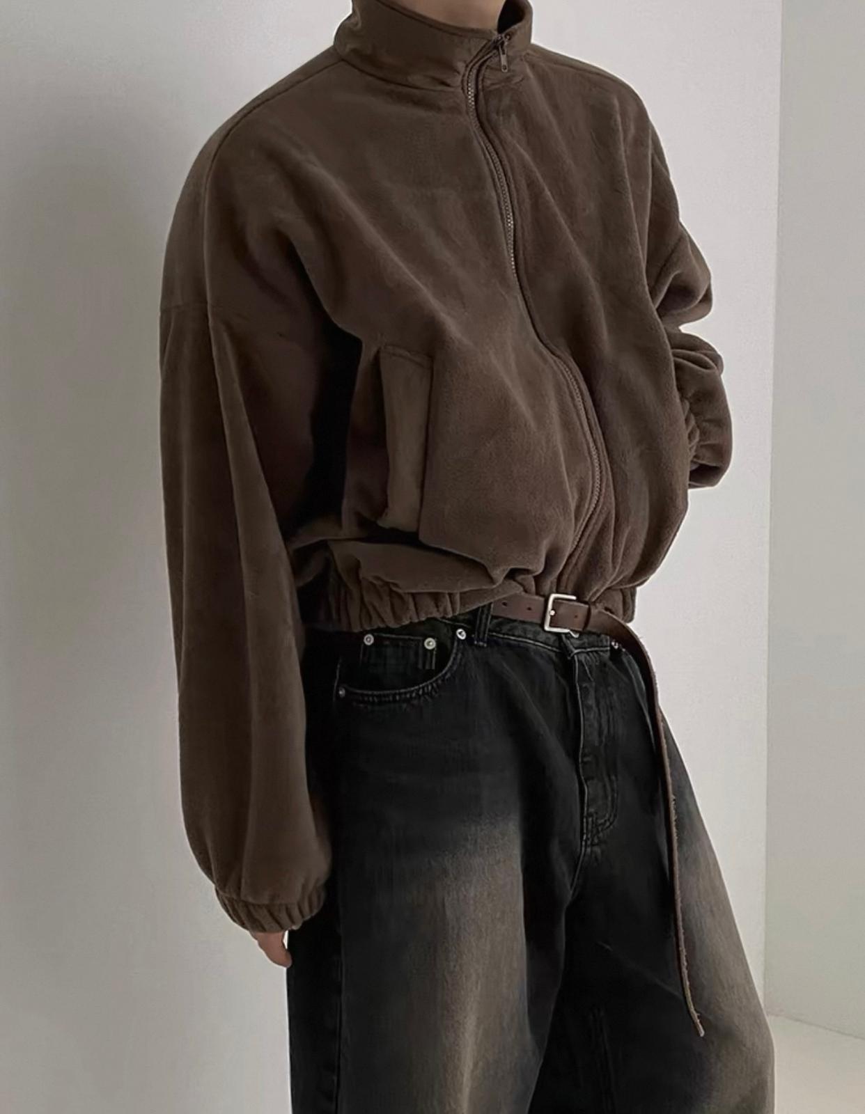 Brown Turtleneck jacket
