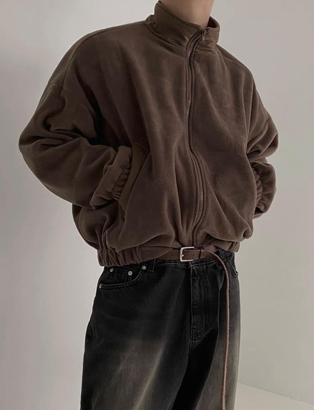 Brown Turtleneck jacket