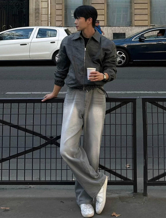 Grey Vintage Jeans