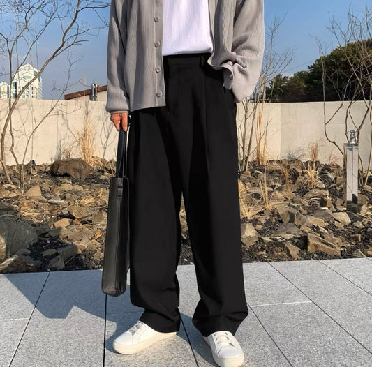 Stretchable Baggy Formal Pants