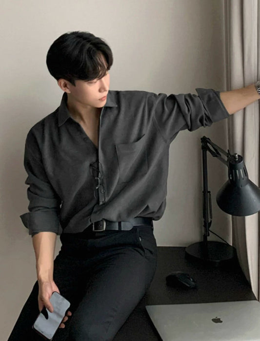 Long Sleeves Button Up
