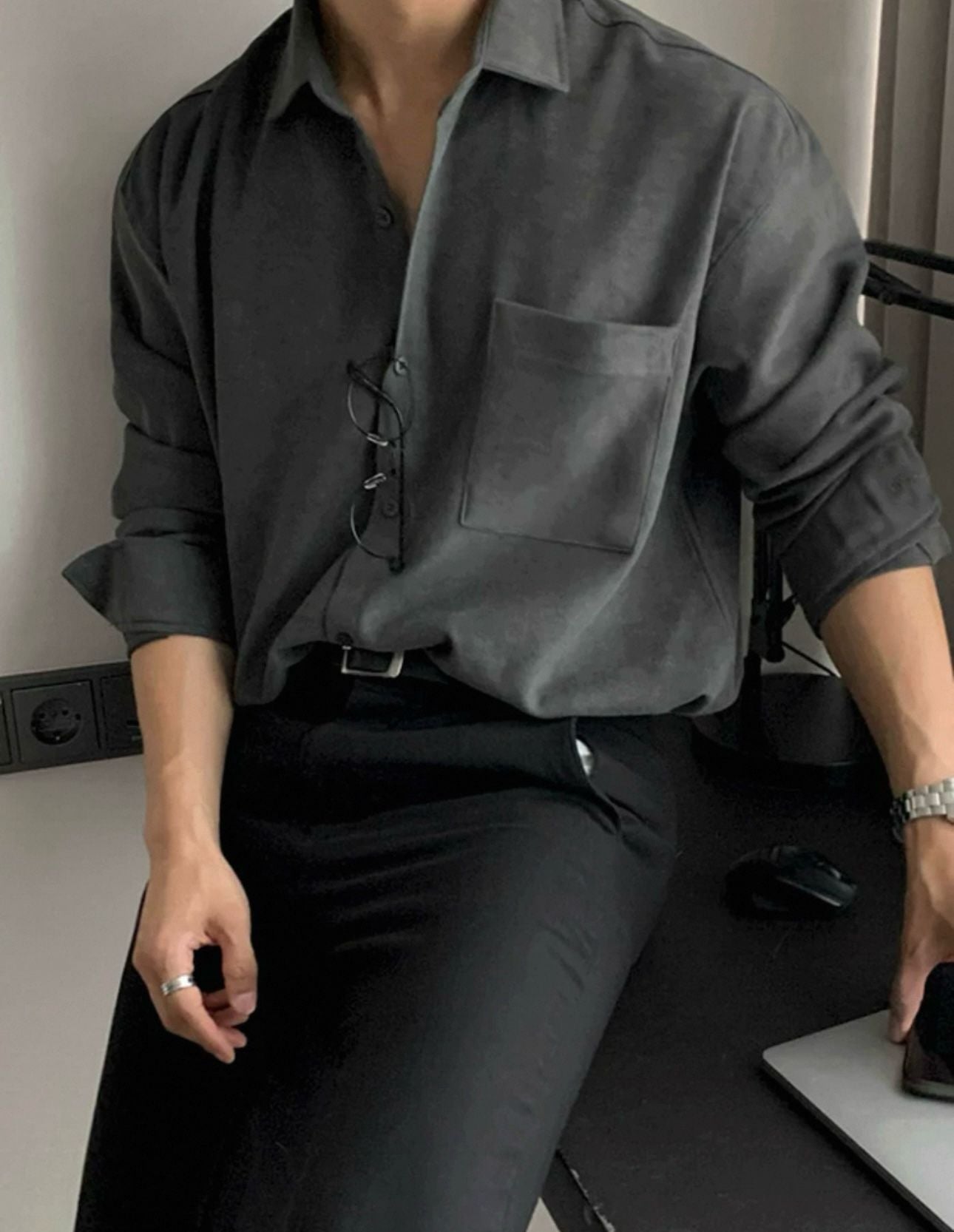 Long Sleeves Button Up