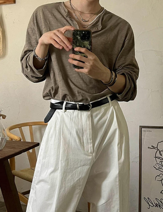 Button Long Sleeve