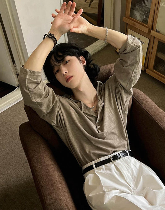 Button Long Sleeve