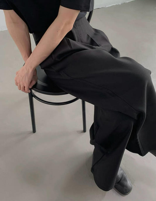 Clip On Baggy Formal Pants