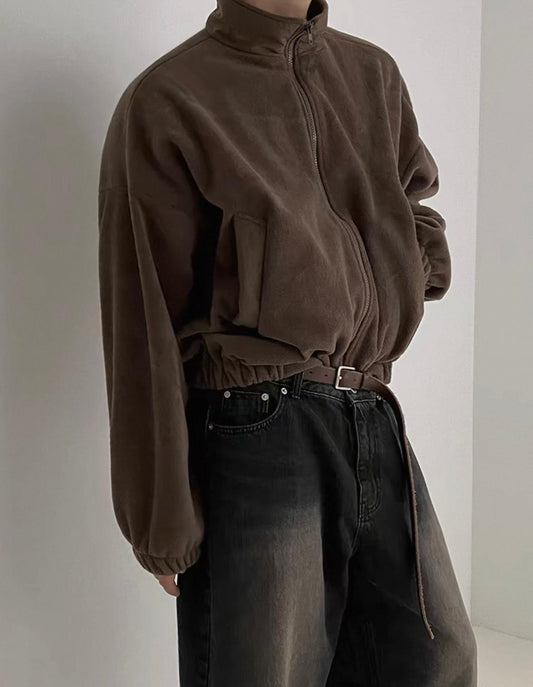 Brown Turtleneck jacket