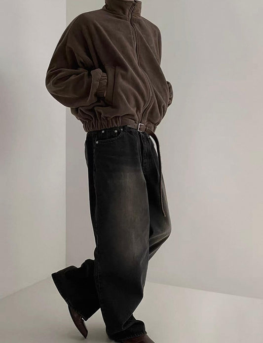 Brown Turtleneck jacket