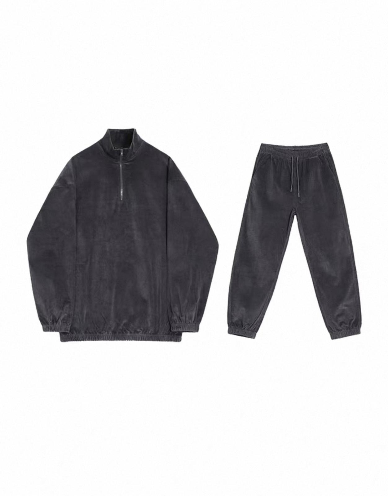Grey Turtleneck Track Suit (Comes with Both Top and Bottom)
