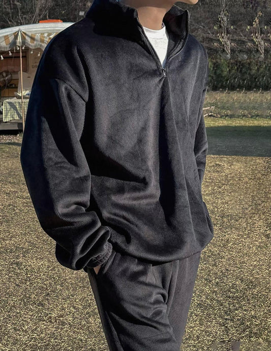 Grey Turtleneck Track Suit (Comes with Both Top and Bottom)